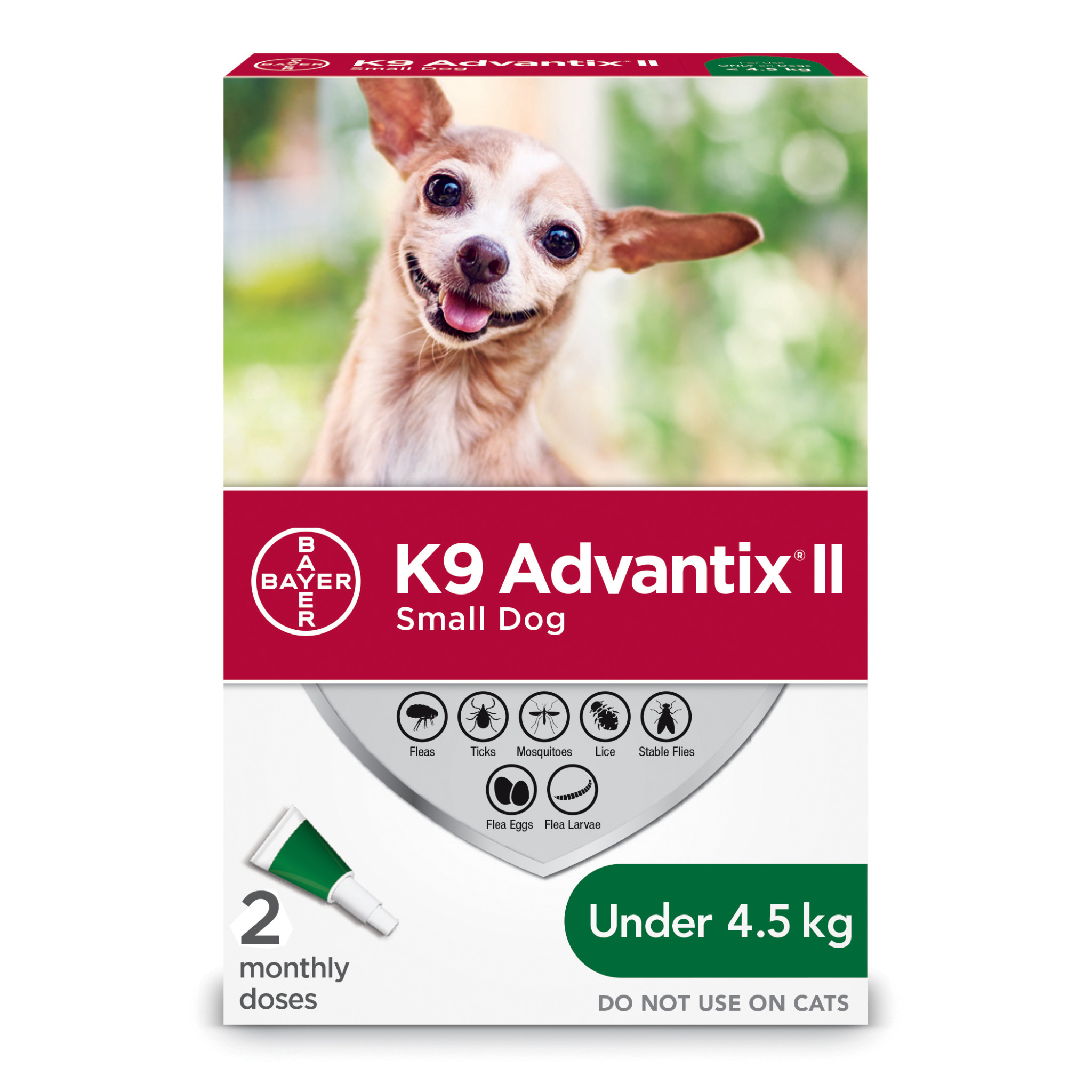 K9 Advantix ll Small Dog under 4.5kg - 2pk