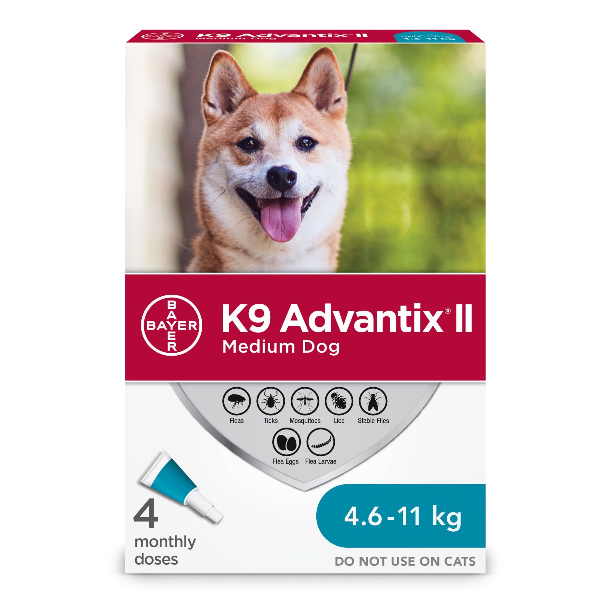K9 Advantix ll Medium Dog 4.6 11 kg 4pk Woofy s by Paw Street Market