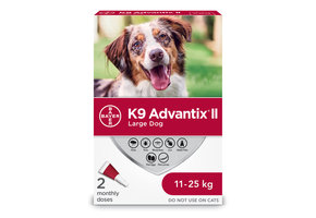 K9 Advantix ll Large Dog 11 - 25kg - 2pk