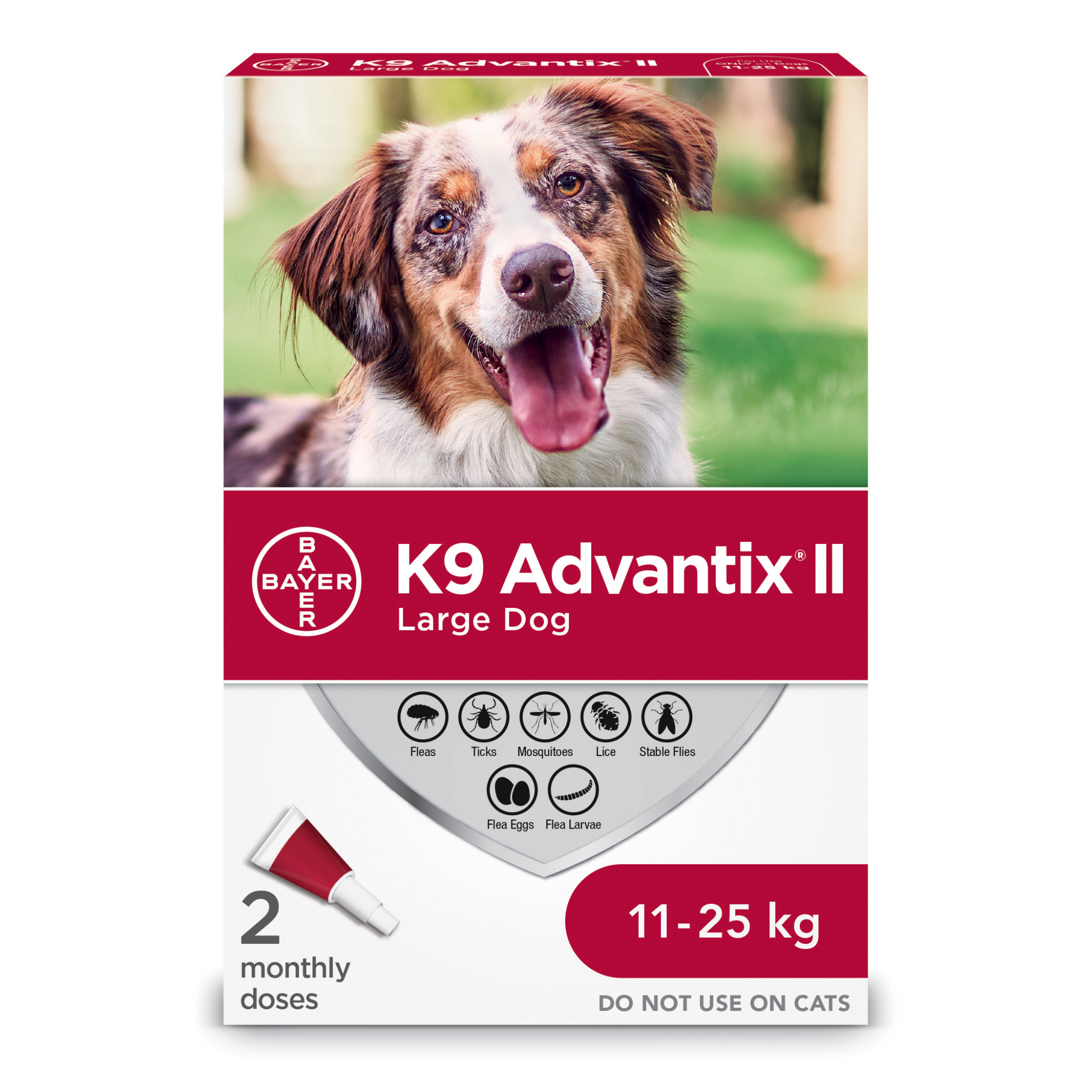K9 Advantix ll Large Dog 11 - 25kg - 2pk
