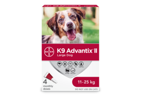 K9 Advantix ll Large Dog 11 - 25kg - 4pk