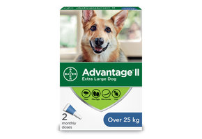 Advantage II XL Dogs over 25kg - 2 Dose