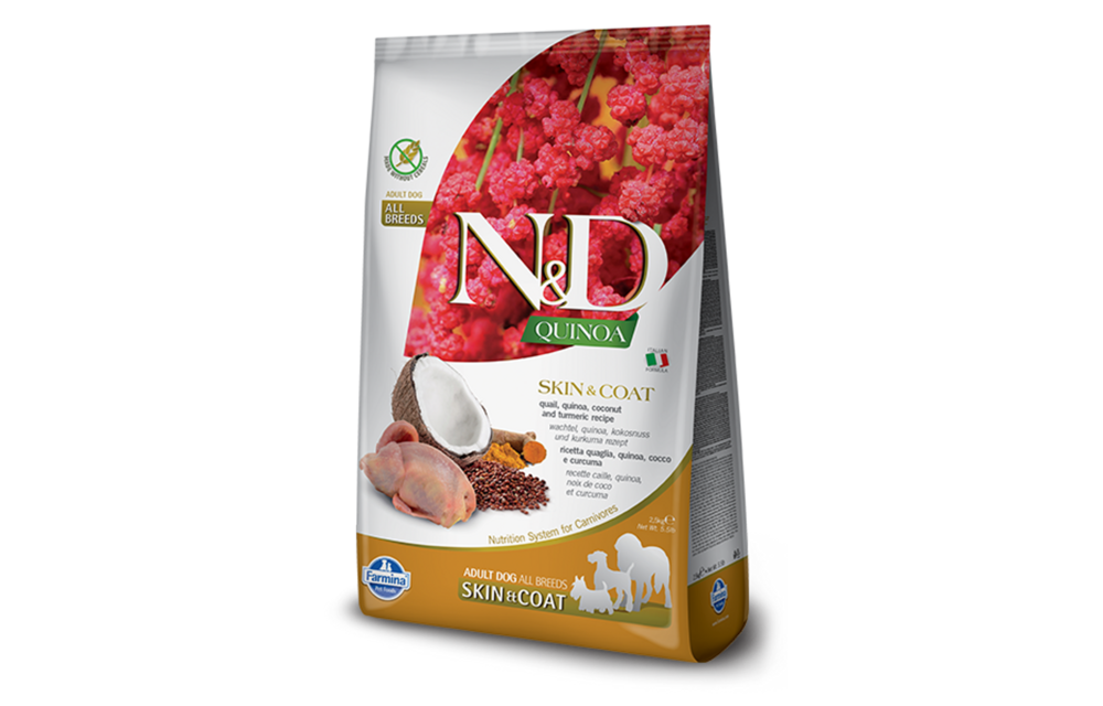Farmina N&D Quinoa Skin & Coat Quail Dog 2.5 kg