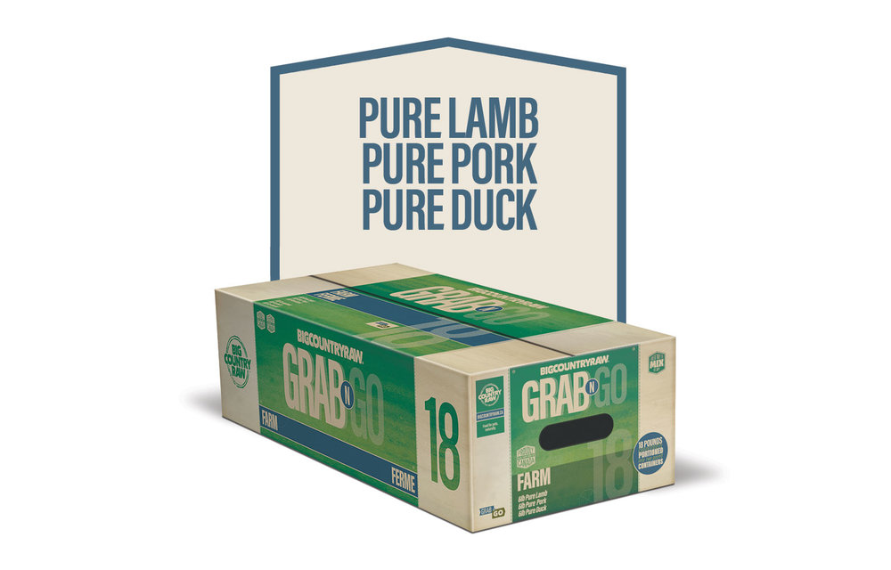 Big Country Raw Grab N Go Farm Deal Dog 9 x 2 lb
