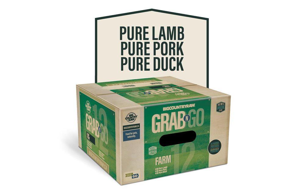 Big Country Raw Grab N Go Mini Farm Deal Dog 3 x4 lb