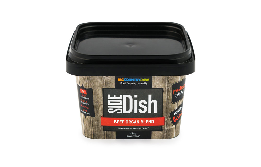 Big Country Raw Side Dish Beef Organ Blend 1 lb