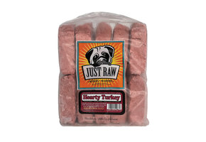 Just Raw Hearty Turkey Dog 10 x 1 lb