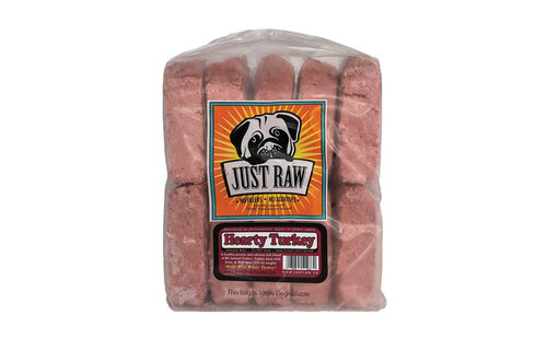 Just Raw Hearty Turkey Dog 10 x 1 lb