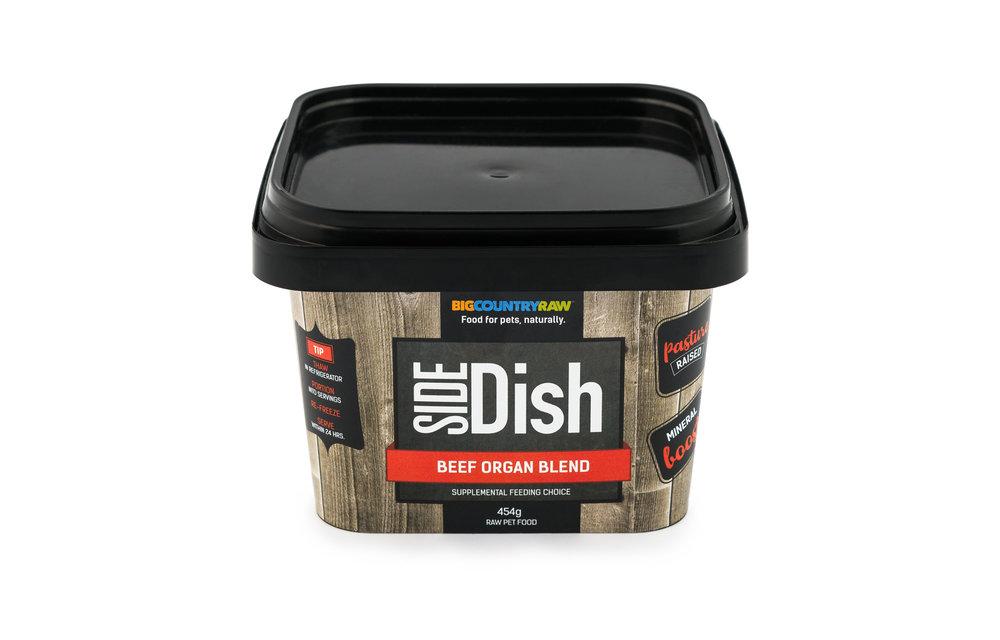 Big Country Raw Side Dish Beef Organ Blend 1 lb