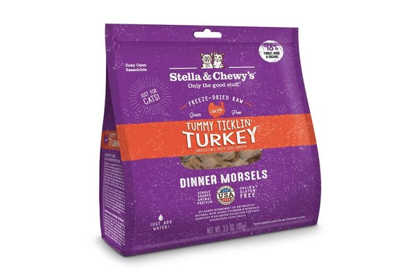 Stella & Chewy's FD Tummy Ticklin' Turkey Cat 8 oz