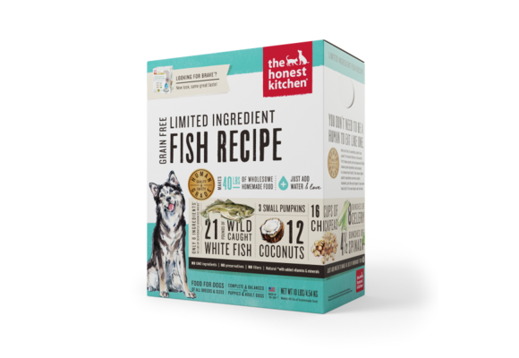The Honest Kitchen GF LID Fish & Coconut Dog 10 lb