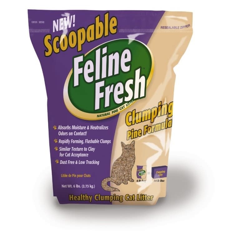 feline fresh clumping pine litter