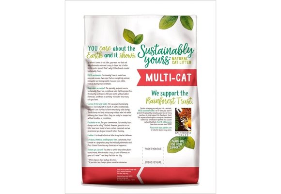 Sustainably Yours Multi-Cat Litter 13 lb