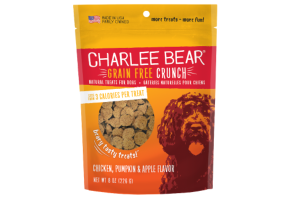 Charlee Bear Chicken, Pumpkin & Apple Dog 8 oz