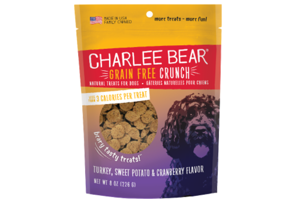 Charlee Bear Turkey, Sweet Potato & Cranberry Dog 8 oz