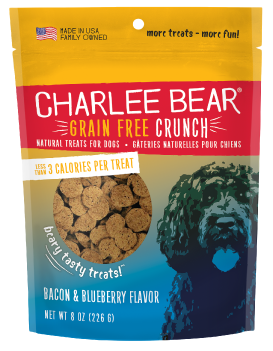 Charlee Bear Bacon & Blueberry Dog 8 oz