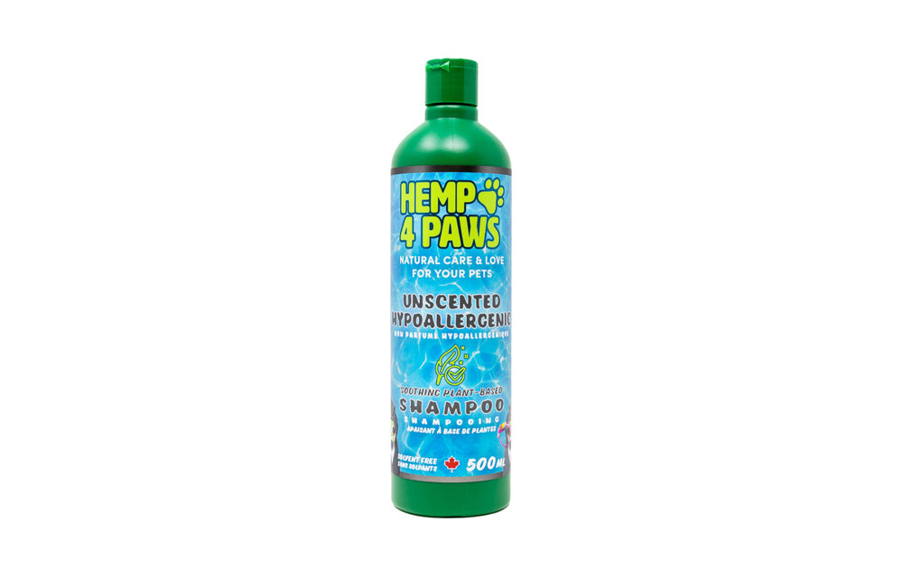 Hemp 4 Paws Unscented Hypoallergenic Shampoo 500 ml