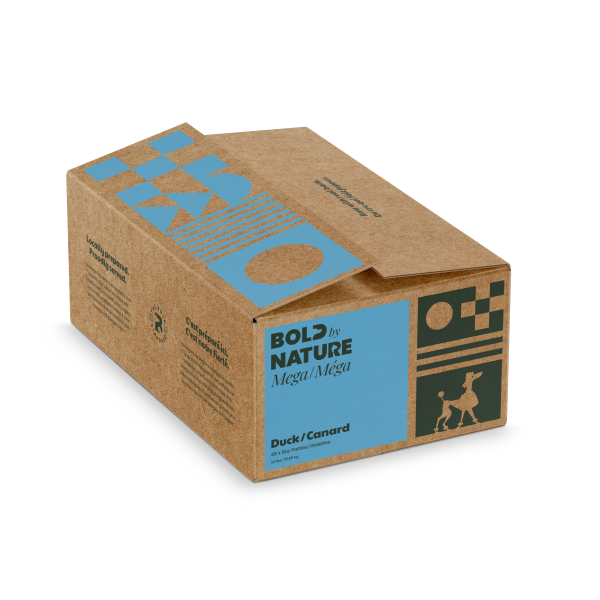 Bold By Nature Mega Raw Duck Patties Dog 24 lb