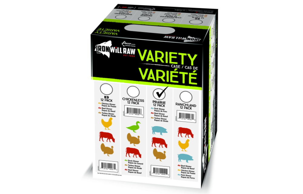Iron will Raw Variety Prairie Dog 12x1 lb
