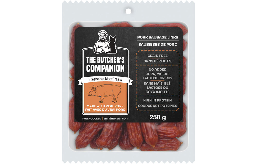 Butchers Companion Pork Sausage Links Dog 250 g