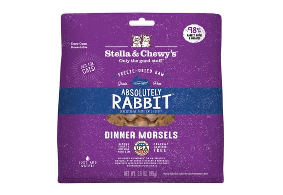 Stella & Chewy’s FD Absolutely Rabbit Morsels Cat 3.5 oz