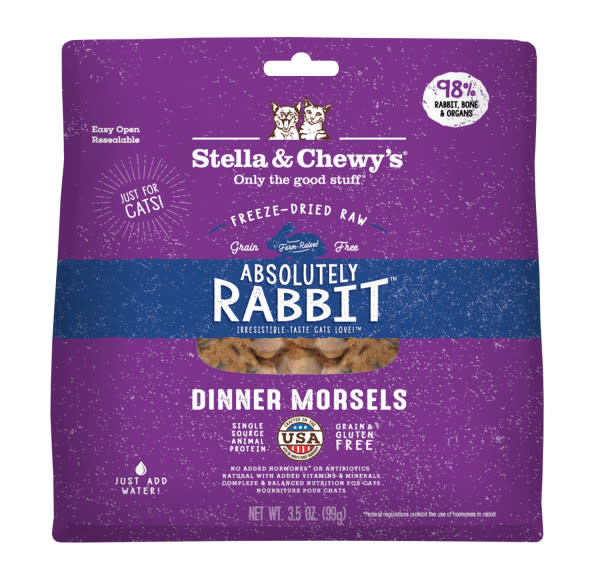 Stella & Chewy’s FD Absolutely Rabbit Morsels Cat 3.5 oz