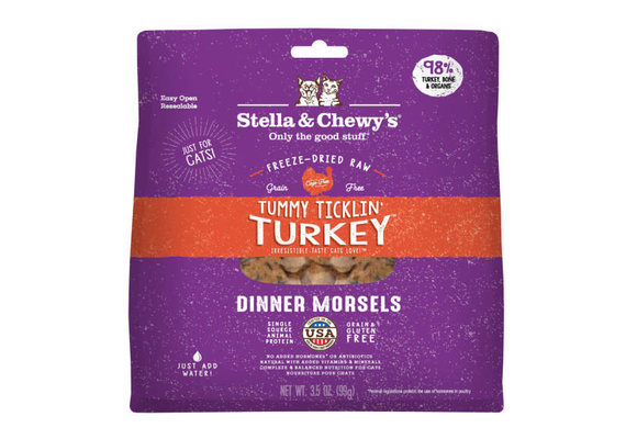 Stella & Chewy’s FD Tummy Ticklin' Turkey Cat 3.5 oz