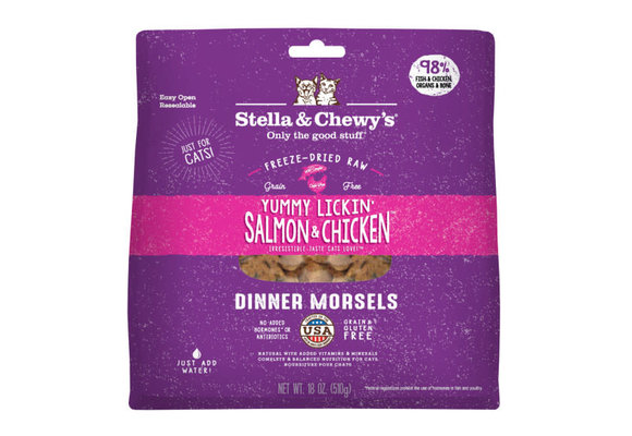 Stella & Chewy’s FD Morsels Salmon & Chicken Cat 18 oz