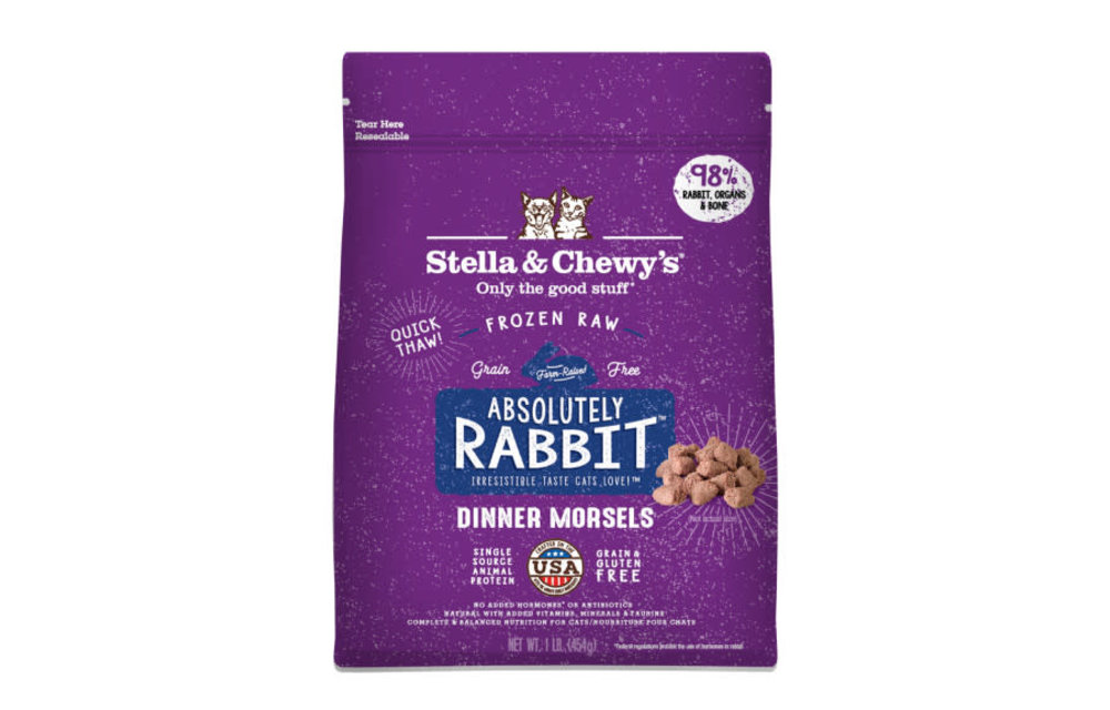 Stella & Chewy’s Frozen Raw Rabbit Dinner Morsels Cat 1 lb