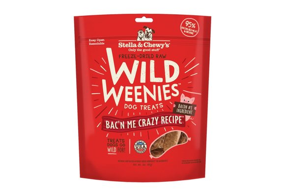 Stella & Chewy's Wild Weenies Bac'n Me Crazy Dog 3 oz