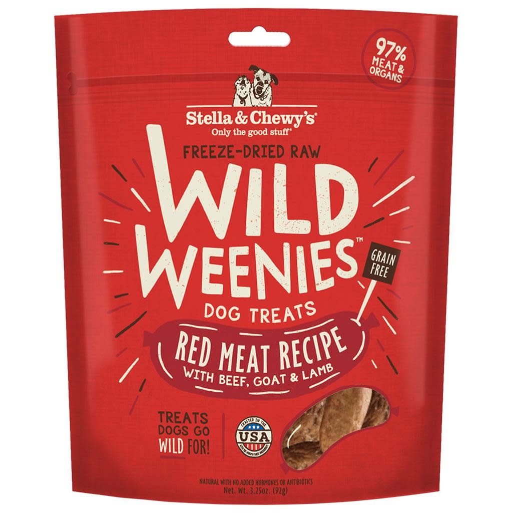 Stella & Chewy's Wild Weenies Red Meat Dog 3.25 oz