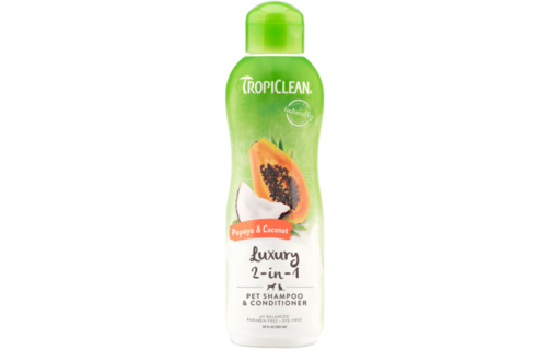 TropiClean Papaya & Coconut Shampoo/Conditioner 20 oz