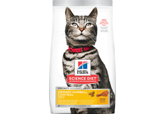 Science Diet Urinary & Hairball Control Adult Cat 15.5 lb