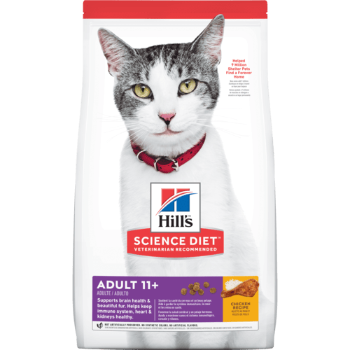 Science Diet Chicken Adult Cat 11+ 7 lb