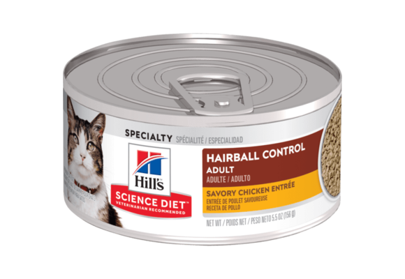Science Diet Hairball Control Chicken Adult Cat 5.5 oz