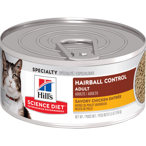 Science Diet Hairball Control Chicken Adult Cat 5.5 oz