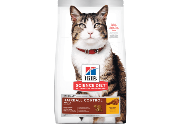 Science Diet Hairball Control Adult Cat 15.5 lb