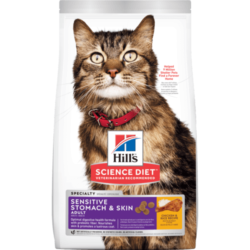 Science Diet Sensitive Stomach & Skin Adult Cat 15.5 lb