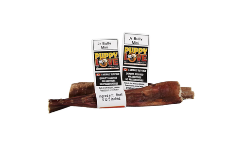 PuppyLove Jr Beef Bully 4-5" Single