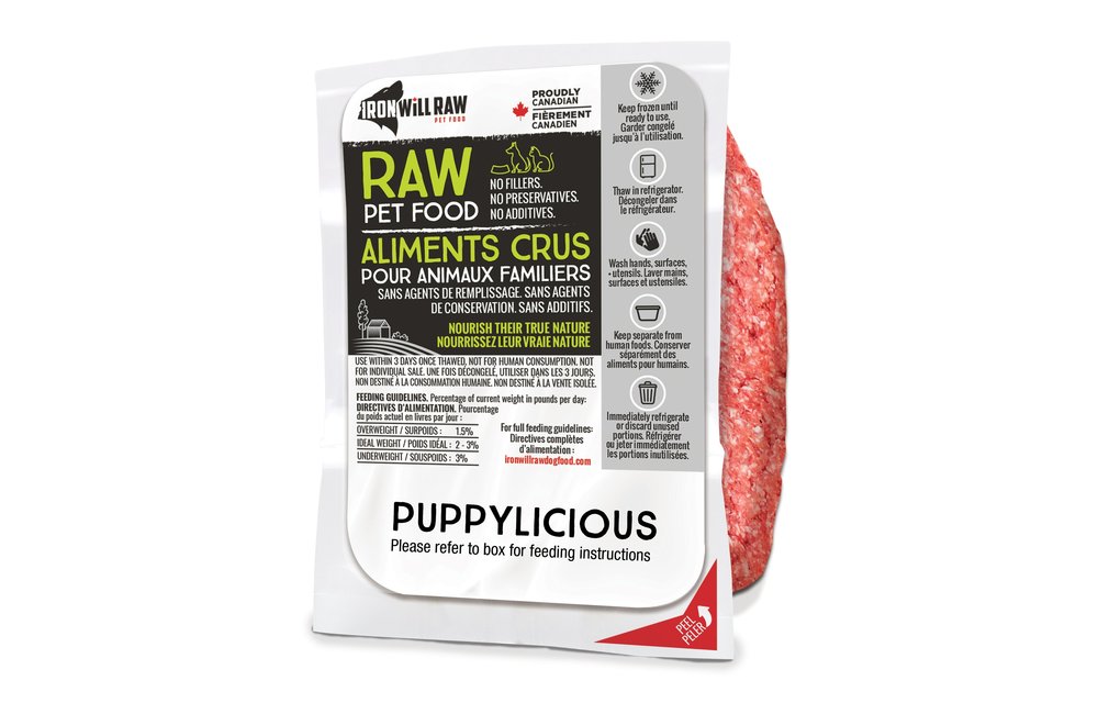 Iron Will Raw Puppylicious 12/1 lb