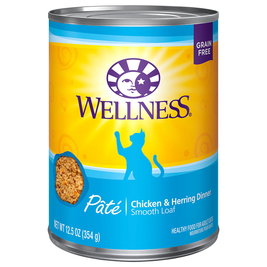 Wellness Chicken & Herring Pate Cat 12.5 oz