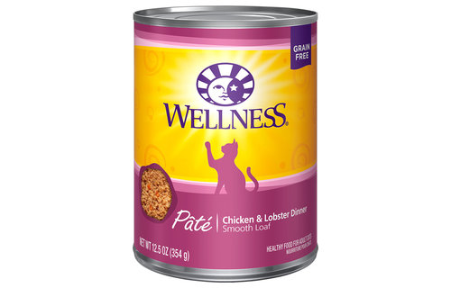 Wellness Chicken & Lobster Pate Cat 12.5 oz