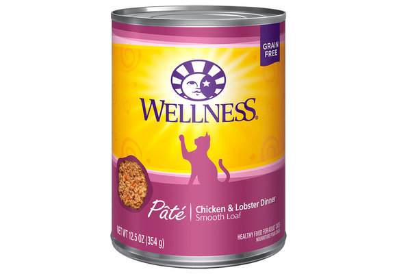Wellness Chicken & Lobster Pate Cat 12.5 oz