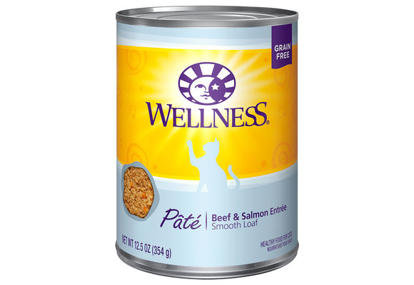 Wellness Beef & Salmon Pate Cat 12.5 oz