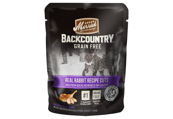 Merrick Backcountry GF Rabbit Pouch Cat 3 oz