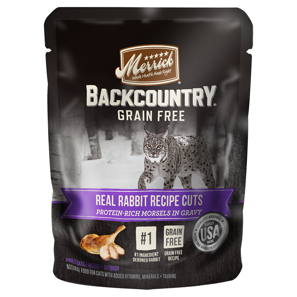 Merrick Backcountry GF Rabbit Pouch Cat 3 oz