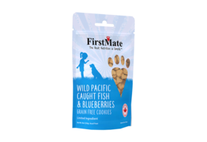 FirstMate GF Fish & Blueberry Treat Dog 8 oz