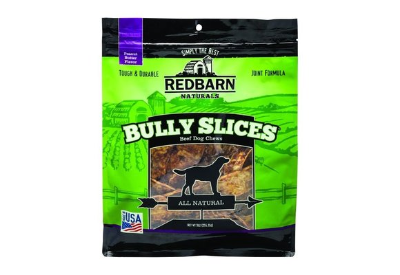 Redbarn Bully Slices Peanut Butter Dog 9 oz