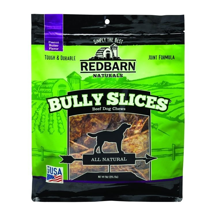 Redbarn Bully Slices Peanut Butter Dog 9 oz