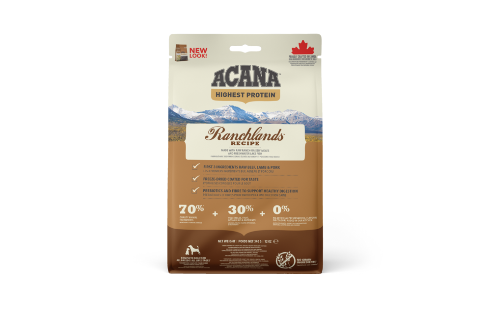 *Disc* Acana Ranchlands Dog 340g